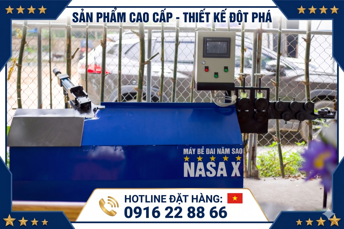 Máy Bẻ Đai Năm Sao NASA X